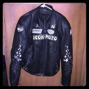 Icon Moto Bombshell GoGo Leather Jacket